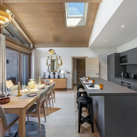 Duplex A Avec Spa, Piscine, Salle De Sport Et Cheminee - Fr-1-569-32 Megève
